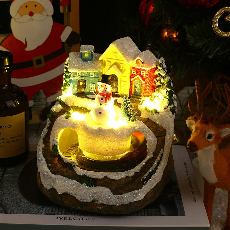 new-music-train-will-spin-christmas-resin-ornaments-decorations-christmas-gifts-luminous-houses