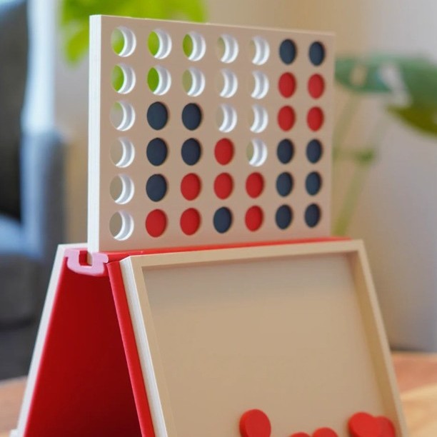PlayBook'd Four in a Row Board Game Puzzle Toy