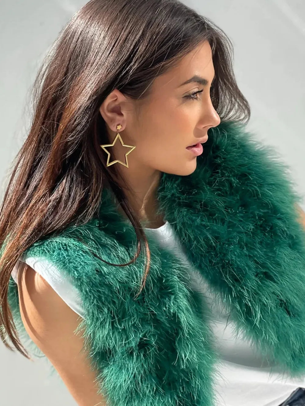 Gold Moon & Star Dangle Earrings – Celestial Jewellery Gift for Her