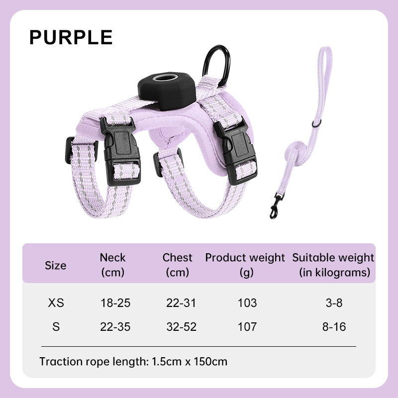 reflective-escape-proof-cat-harness-adjustable-vest-with-built-in-airtag-holder-for-outdoor-walking