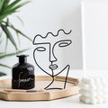 Abstract Iron Art Portrait Art Decoration Home Retro Jewelry Rack Metal Crafts Figure Decoration Decoration Decoration