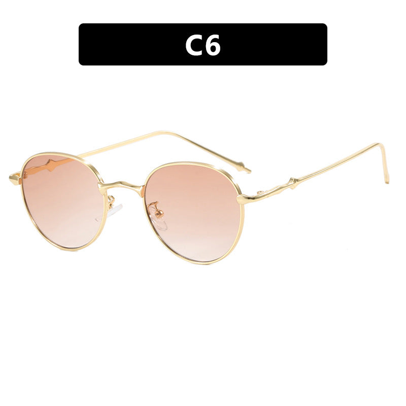 new-round-retro-metal-four-leaf-star-fashionable-sunglasses