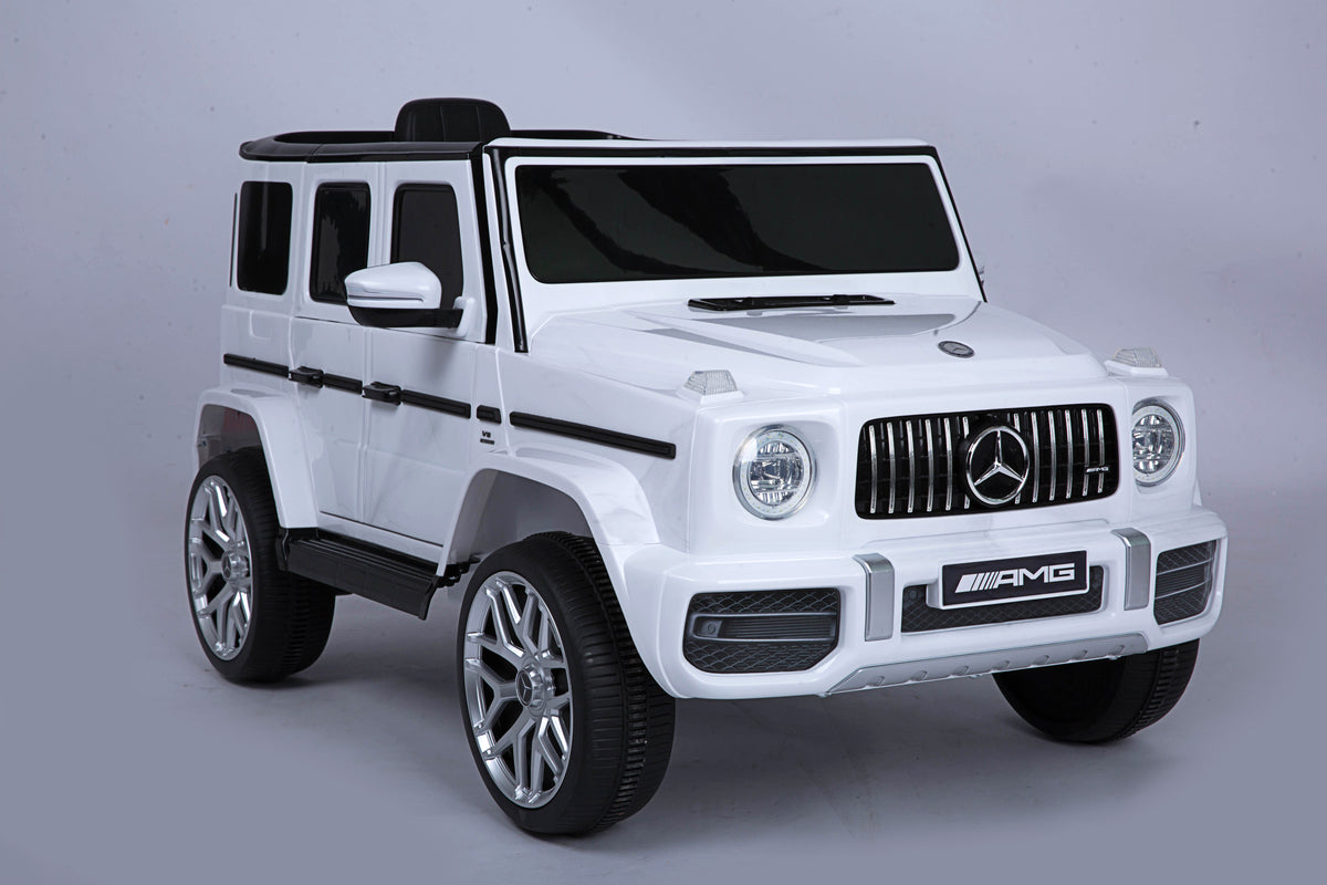 mercedes-benz-g63-childrens-electric-vehicle-with-remote-control-12v-music-horn-spring-suspension-safety-lock-and-license