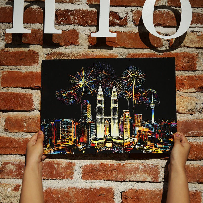 colorful-night-scene-scratch-painting-world-city-night-scene-scratch-painting-creative-handmade-painting