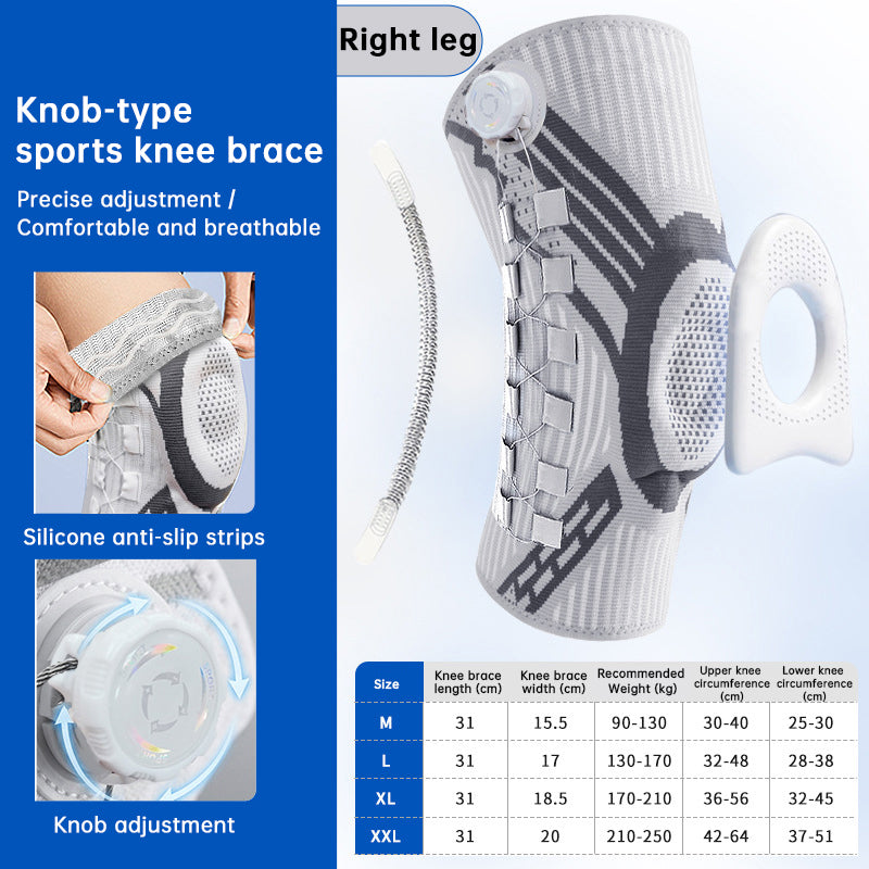 adjustable-knob-knee-brace-with-spring-support-slim-shin-defender-basketball-knee-pads-non-slip-compression-sports-protector