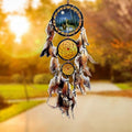 indian-style-dream-catcher-wolf-head-oil-painting-dream-catcher-home-wall-decoration-wall-hanging-natural-feather-pendant