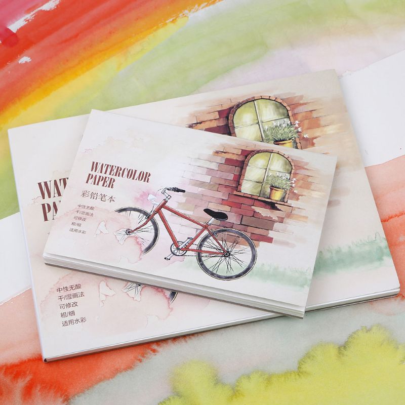 new-12-sheet-a5-a6-watercolor-sketchbook-paper-for-drawing-painting-color-pencil-book-school-art-supplies-high-quality