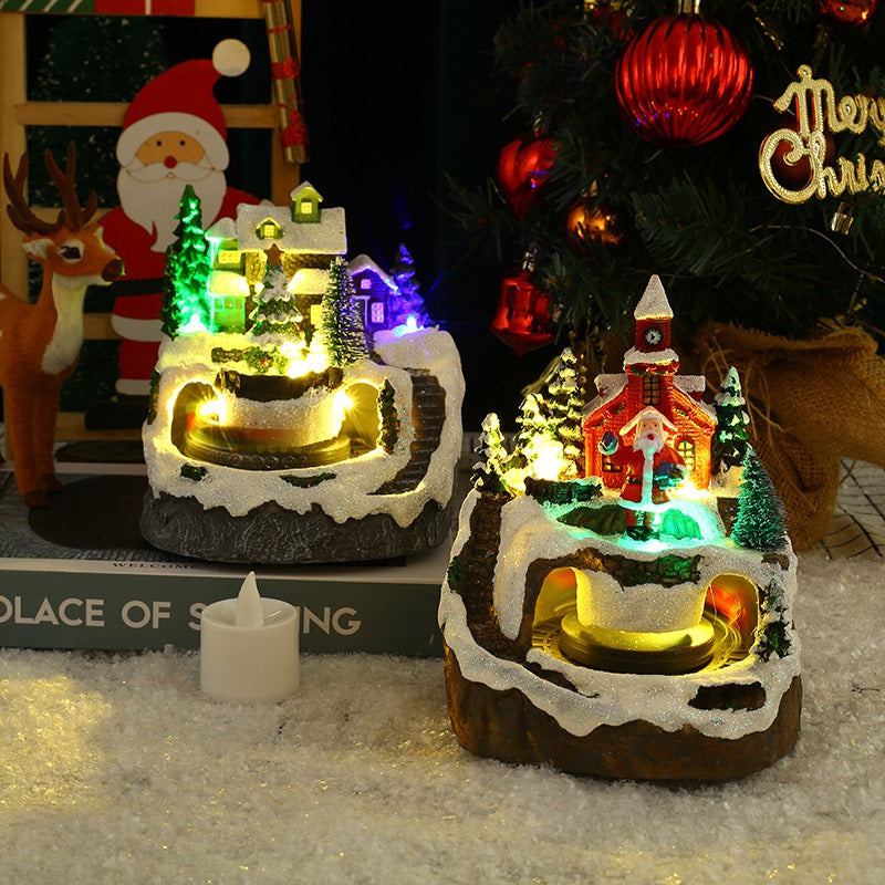 new-music-train-will-spin-christmas-resin-ornaments-decorations-christmas-gifts-luminous-houses