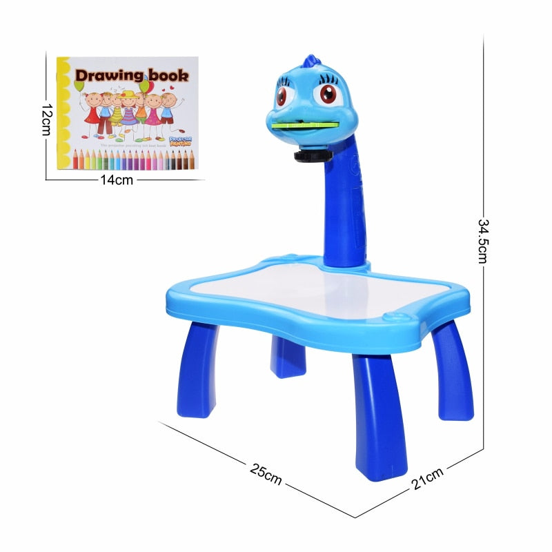 children-led-projector-art-drawing-table-toys-kids-painting-board-desk-arts-crafts-educational-learning-paint-tools-toy-for-girl