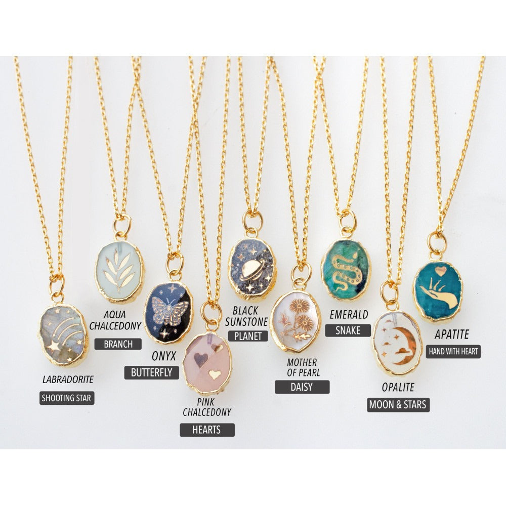 stone-gem-necklace-butterfly-star-moon-love-snake-flower-planet-clavicle-chain