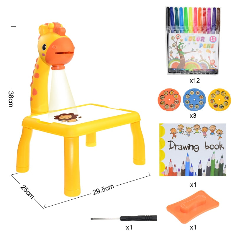 children-led-projector-art-drawing-table-toys-kids-painting-board-desk-arts-crafts-educational-learning-paint-tools-toy-for-girl
