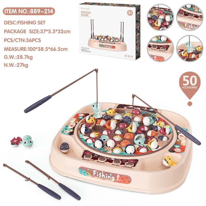 play-house-simulation-baby-fishing-toy-children-electric-rotating-music-light-function-parent-child-interaction