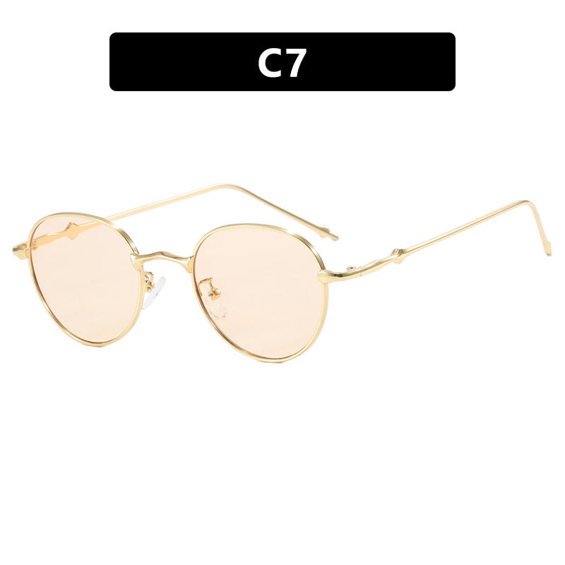 new-round-retro-metal-four-leaf-star-fashionable-sunglasses