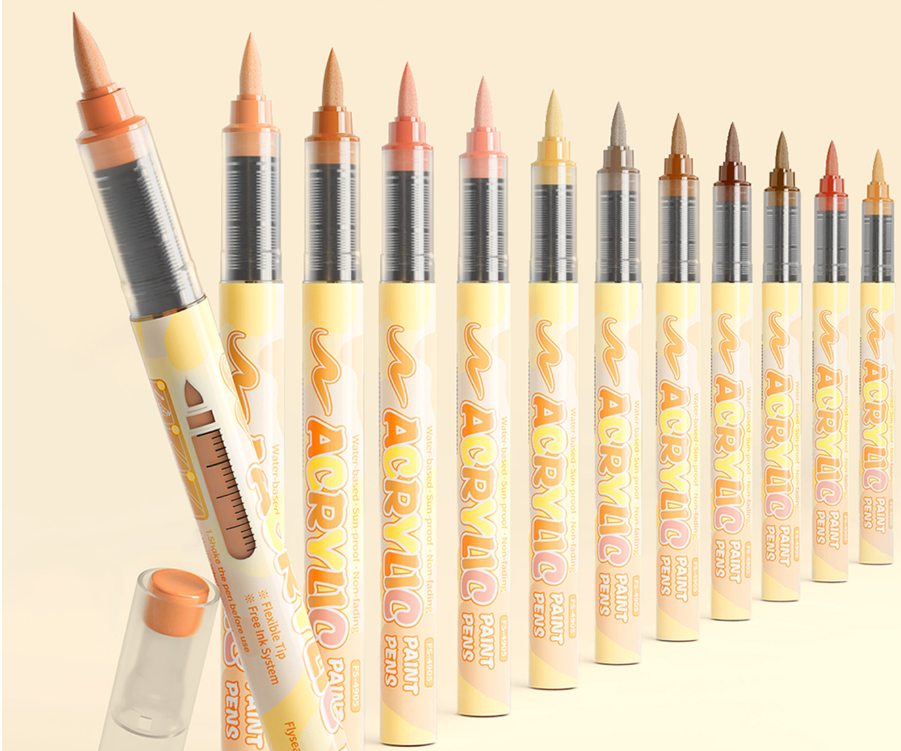 liquid-acrylic-marker-pen-soft-tip-skin-tone-amp-pastel-colors-layerable-for-student-art-cartoon-drawing-and-painting