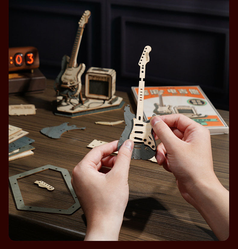 mini-instrument-small-guitar-building-block-3d-puzzle-wooden-assembly-model-ornament-diy-handmade-gift
