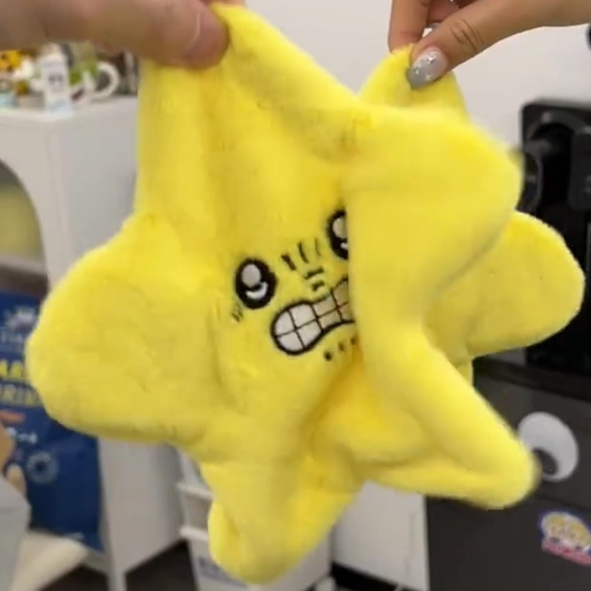Hot Sale Funny Dancing Star Plush Record Glowing Plush Singing Star Doll
