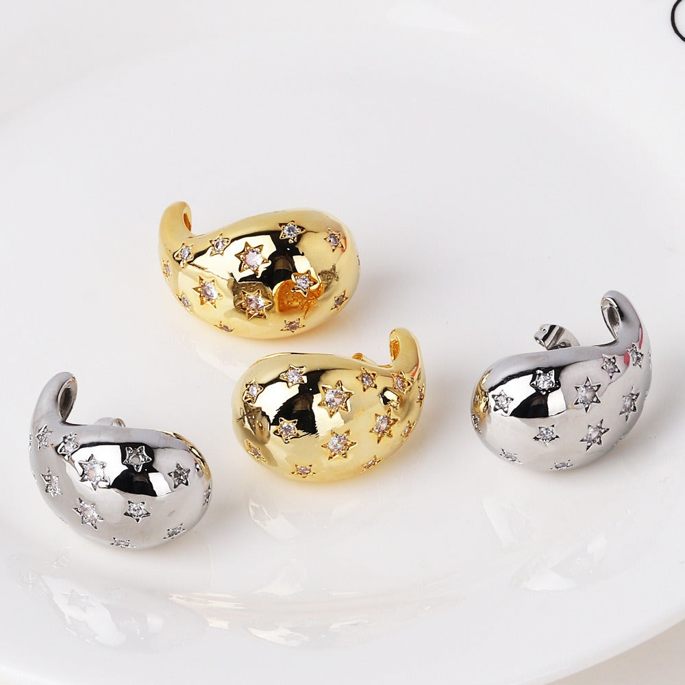 european-and-american-water-drop-star-earrings-personalized-creative-earrings-for-women