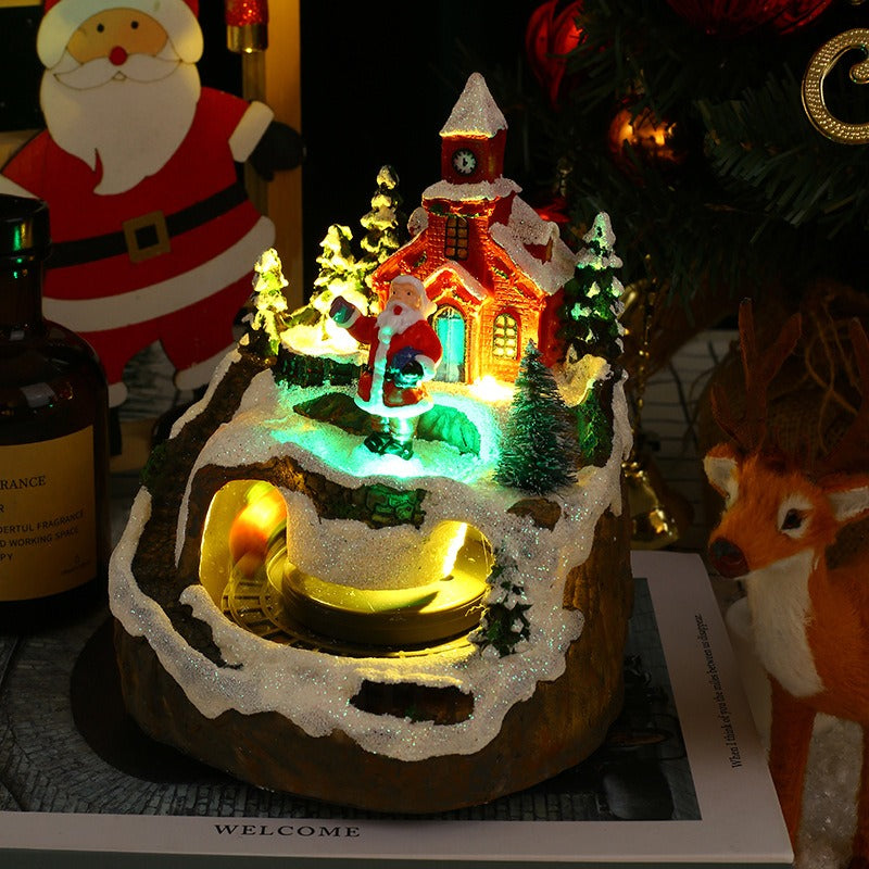 new-music-train-will-spin-christmas-resin-ornaments-decorations-christmas-gifts-luminous-houses