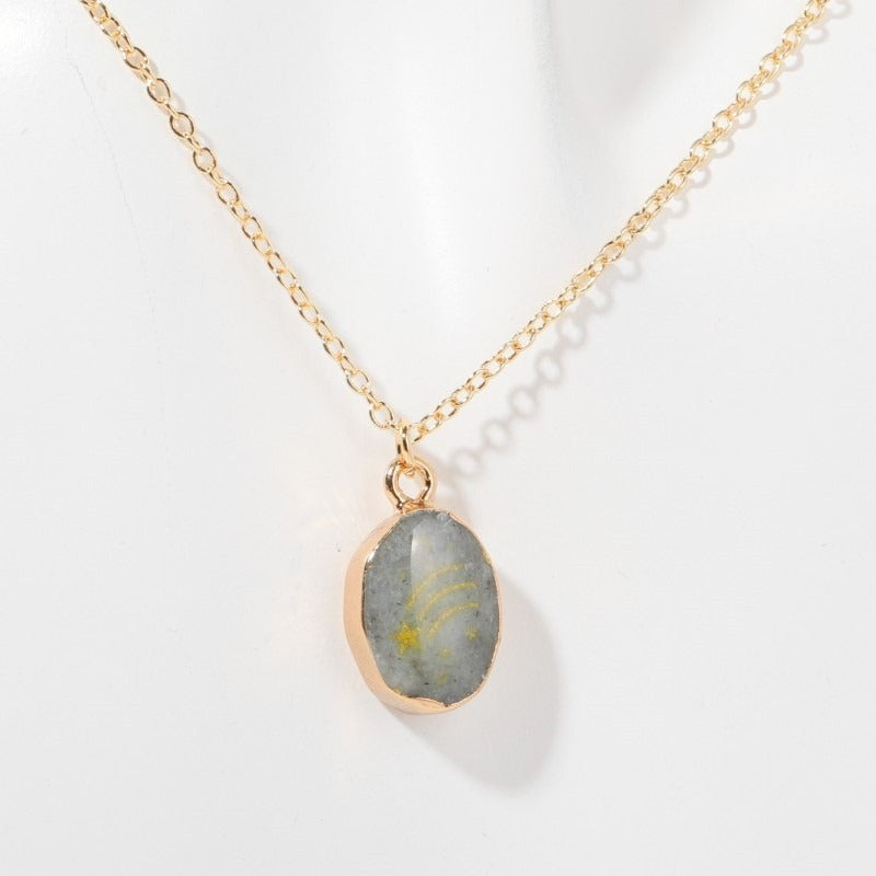 stone-gem-necklace-butterfly-star-moon-love-snake-flower-planet-clavicle-chain