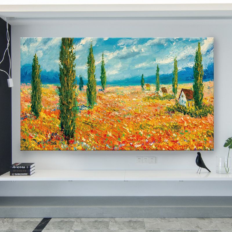 k1v-oil-painting-light-luxury-tv-cover-dust-cover-cloth-dust-cover-cover-55-inch-65-inch-lcd-tv-cover-new-cover
