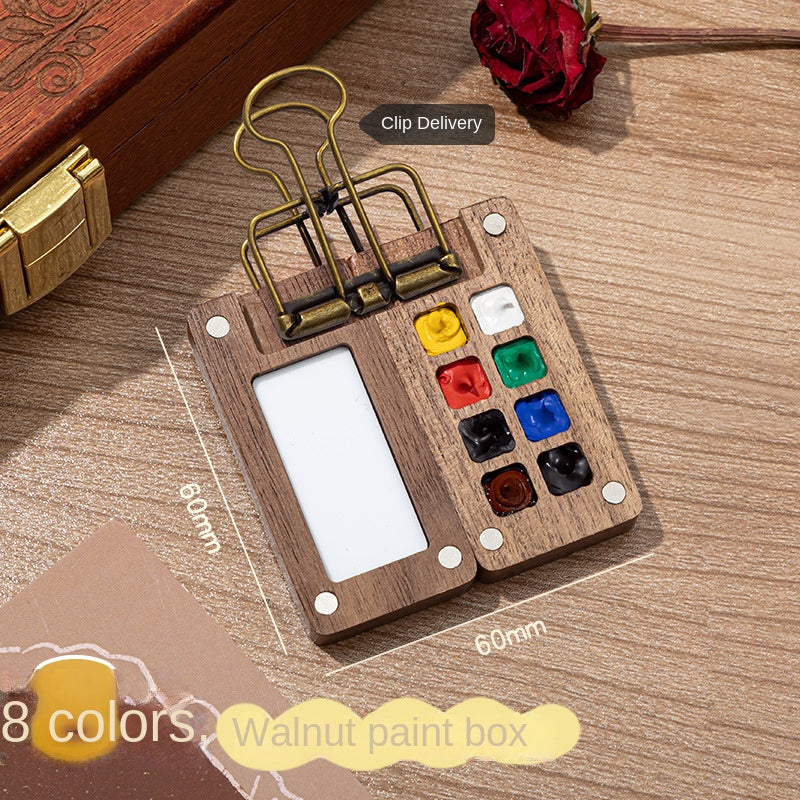 Mini Watercolor Paint Set with Small Drawing Book for Kids and Primary School Students, Portable Sketchbook and Art Kit