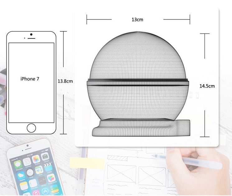 LED Star & Moon Night-Light Projector