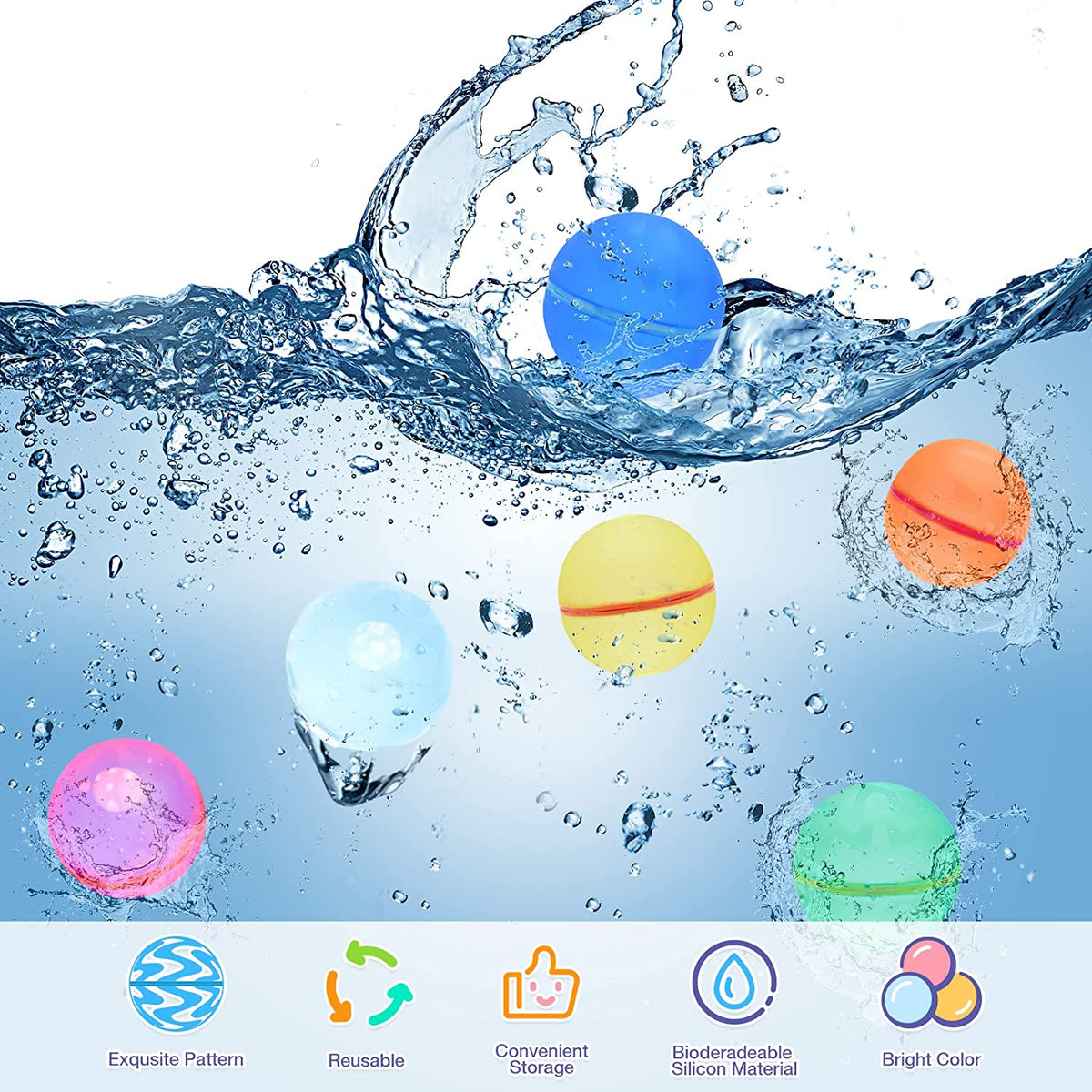 starry starry Reusable Water Balloons (12 pcs)
