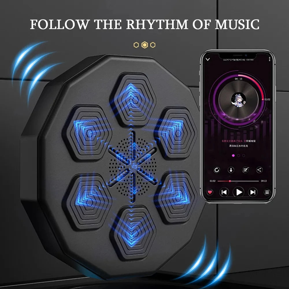 smart-music-boxing-machine-wall-mounted-bluetooth-smart-fun-punch-boxing-trainer-wall-target-punching-pads-suitable-for-home