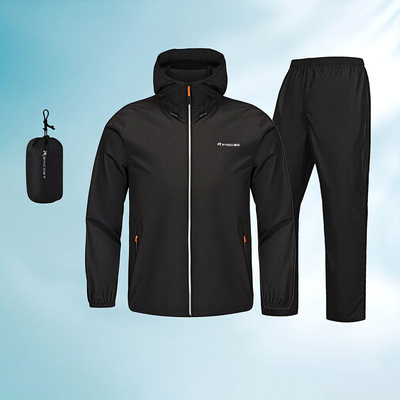 Unisex Ultralight Rain Suit - Lightweight Waterproof Jacket & Pants Set, Summer Outdoor Rainwear for Fishing & Cycling