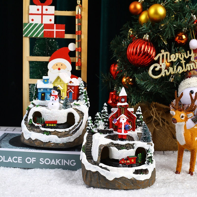 new-music-train-will-spin-christmas-resin-ornaments-decorations-christmas-gifts-luminous-houses