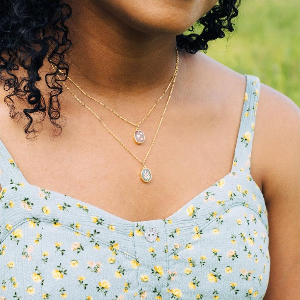 stone-gem-necklace-butterfly-star-moon-love-snake-flower-planet-clavicle-chain