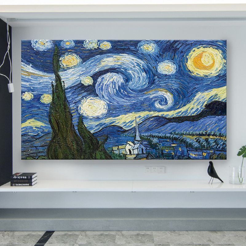 k1v-oil-painting-light-luxury-tv-cover-dust-cover-cloth-dust-cover-cover-55-inch-65-inch-lcd-tv-cover-new-cover