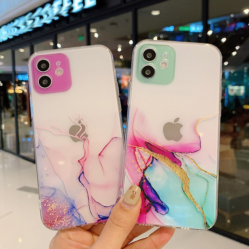 watercolor-painting-phone-case-for-iphone-12-pro-11-pro-max-x-xr-xs-max-7-8-6s-plus-se-2020-clear-shockproof-soft-tpu-back-cover