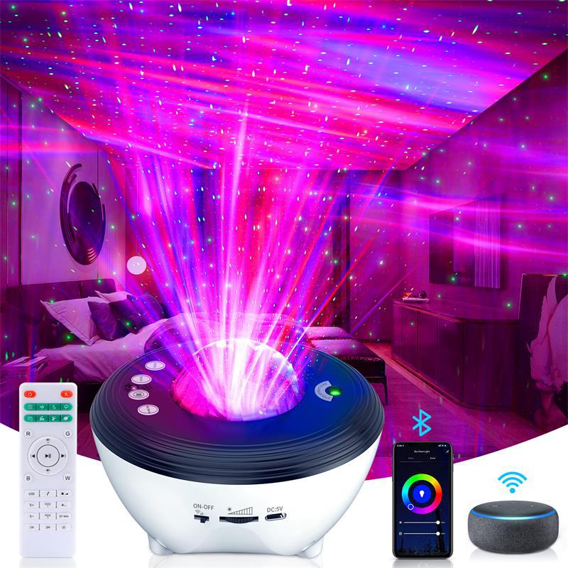 Star Projector with Bluetooth & White Noise