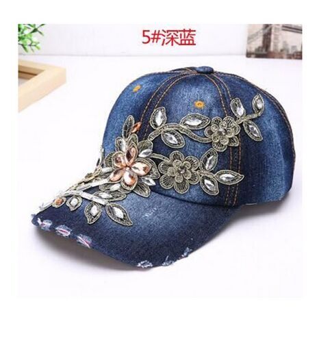 womens-baseball-cap-diamond-painting-embroidery-flower-denim-snapback-hats-jeans-woman-female-cap-cowboy-summer-sun-hat