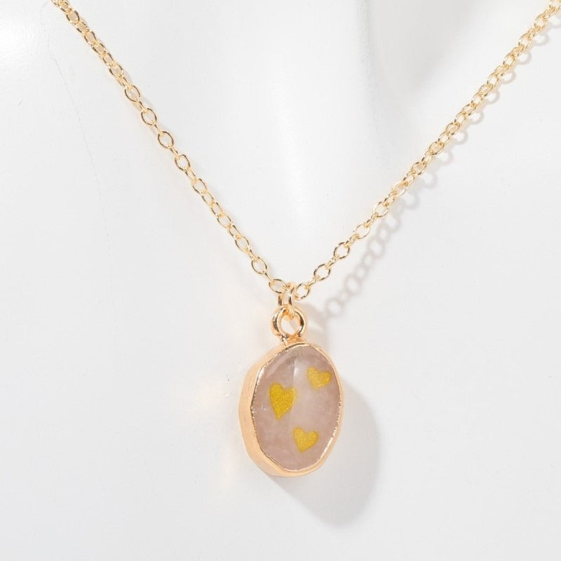 stone-gem-necklace-butterfly-star-moon-love-snake-flower-planet-clavicle-chain