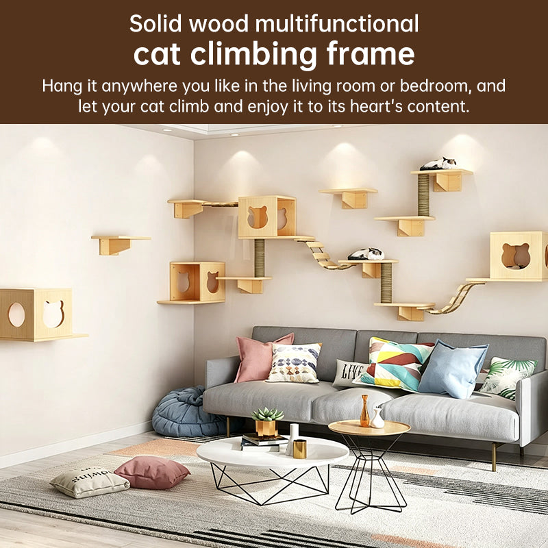 wall-mounted-cat-hammock-sisal-scratch-post-set-space-saving-cat-activity-shelves-climbing-tree-bed-for-indoor-cats