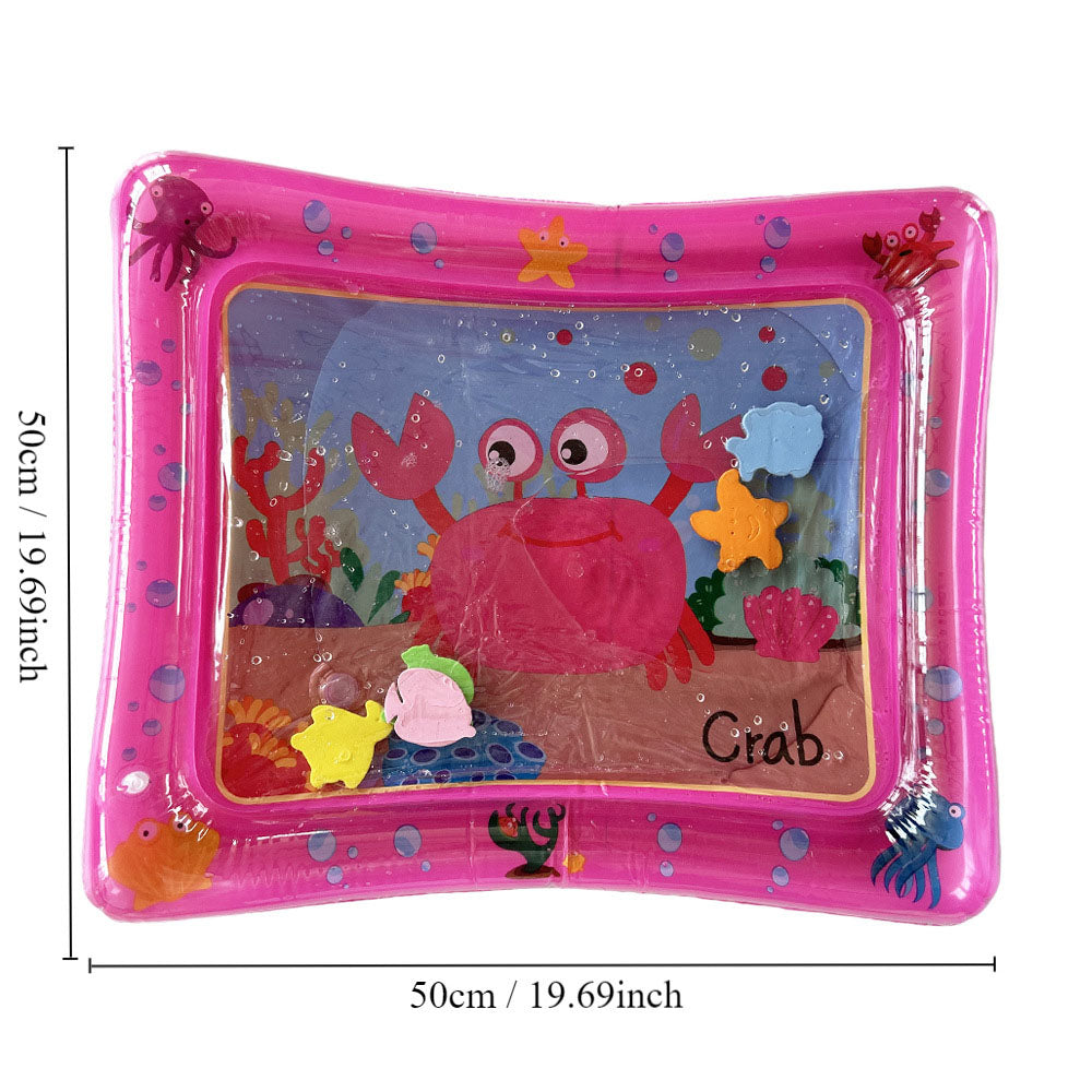 childrens-inflatable-patting-pad-baby-patting-water-pad-round-pvc-baby-patting-music-cushion