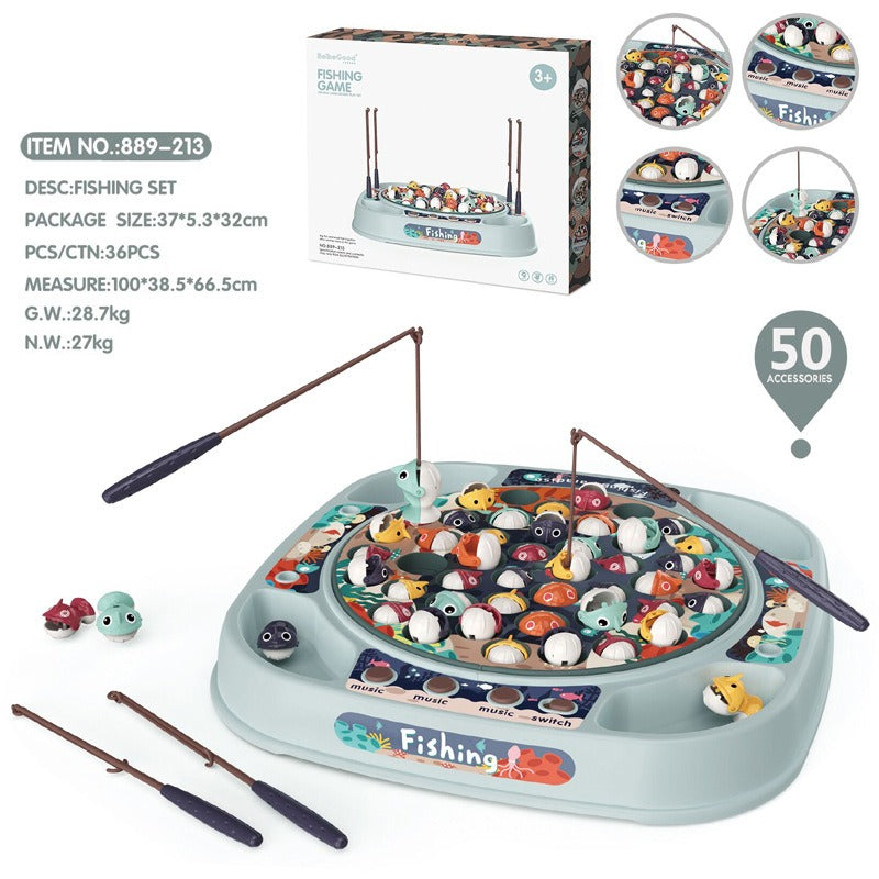 play-house-simulation-baby-fishing-toy-children-electric-rotating-music-light-function-parent-child-interaction