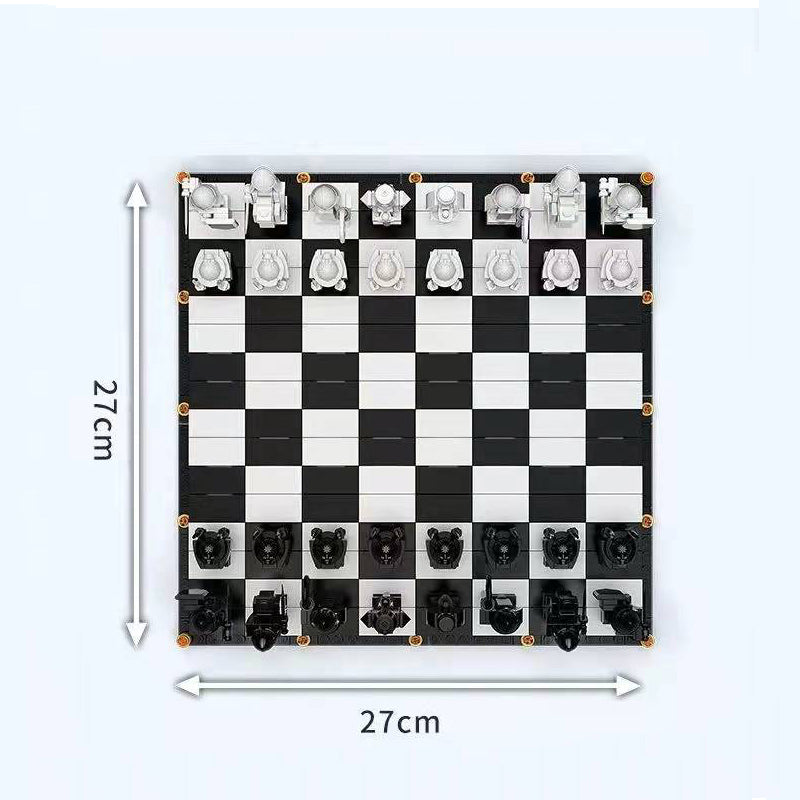 Lego Blocks Harry Potter Chessboard Hogwarts Wizard Chess Magic Chess Assembled Boy Toys
