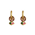new-chinese-style-niche-retro-one-multi-wearing-enamel-drop-oil-oil-painting-earrings-light-luxury-high-end-temperament-ear-buckle-earrings