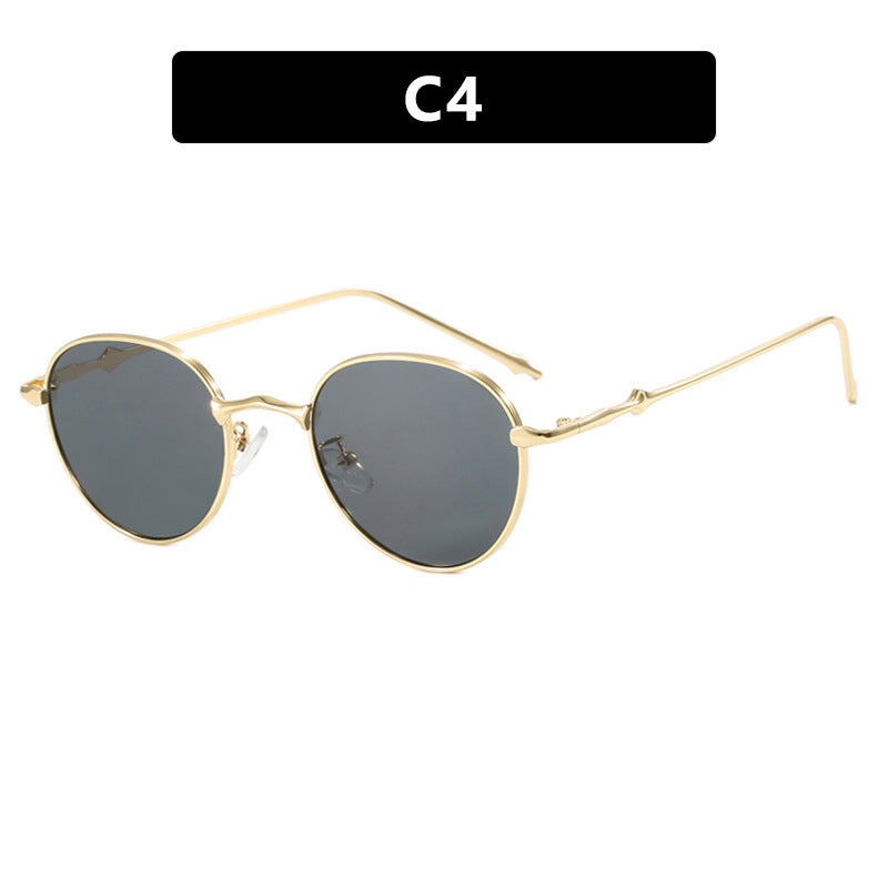 new-round-retro-metal-four-leaf-star-fashionable-sunglasses