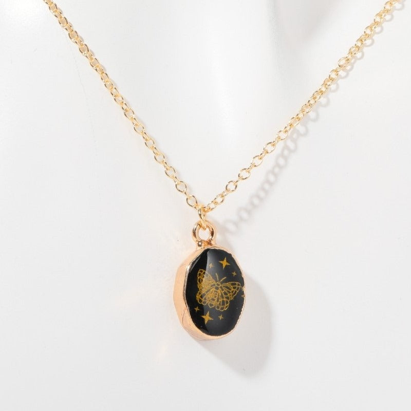 stone-gem-necklace-butterfly-star-moon-love-snake-flower-planet-clavicle-chain