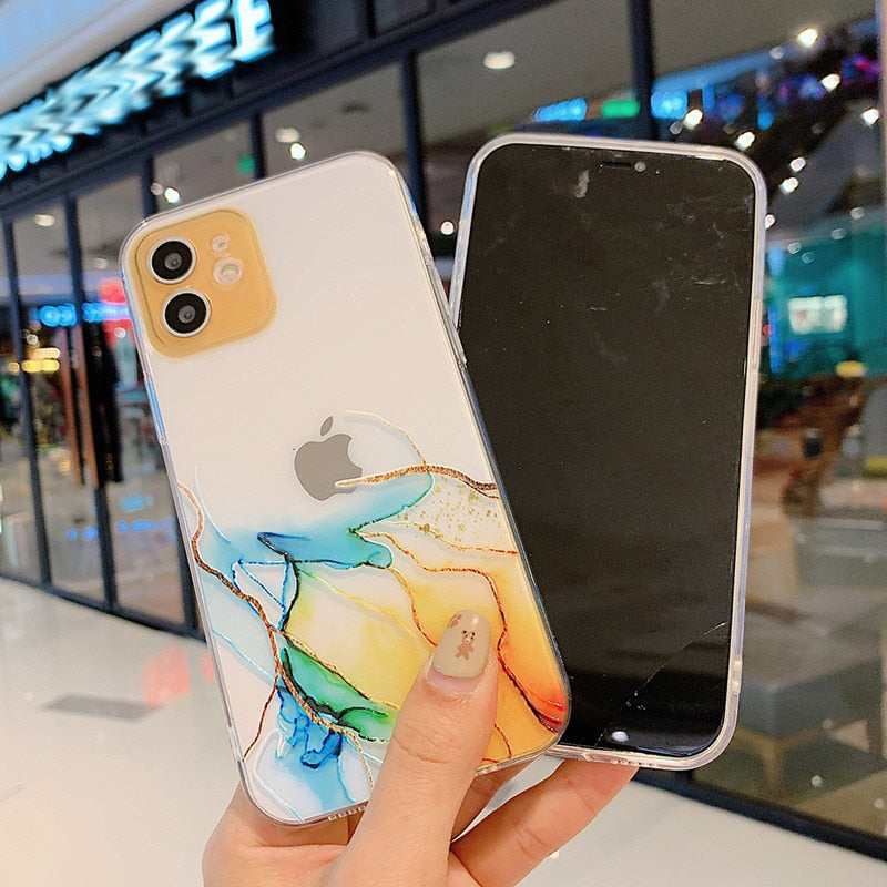 watercolor-painting-phone-case-for-iphone-12-pro-11-pro-max-x-xr-xs-max-7-8-6s-plus-se-2020-clear-shockproof-soft-tpu-back-cover