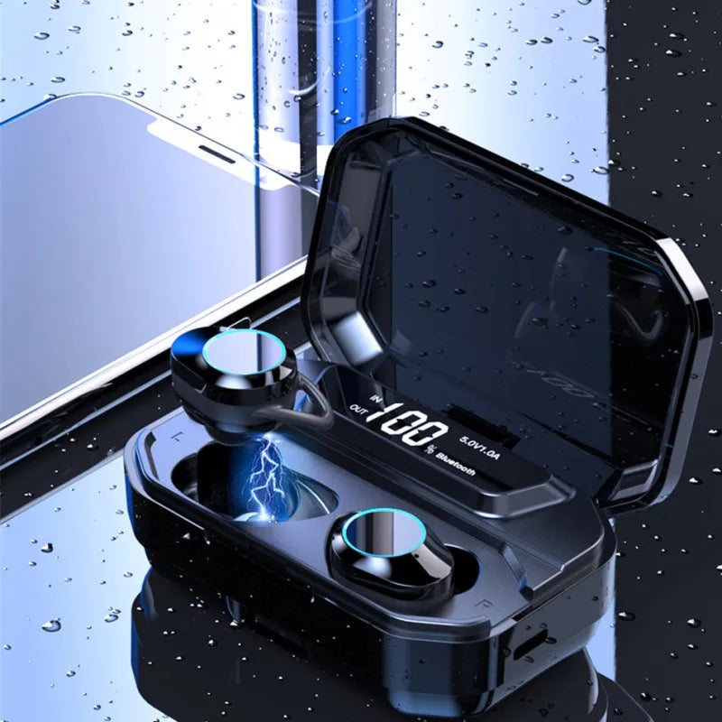 tws-g02-bluetooth-earphones-v5-0-wireless-headphones-9d-stereo-music-ipx7-waterproof-earbuds-with-3300mah-long-battery-life