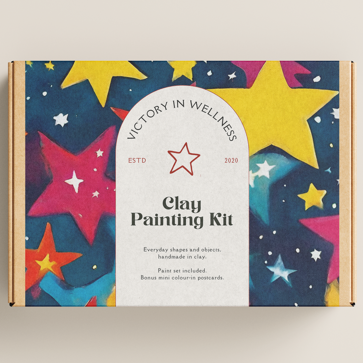 Cute aesthetic collection, Star Dish, Craft Kit, Trinket Dish, Paint Kit, Retro Craft Kit